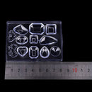 1 Pcs Cabochon Small Silicon Earring Necklace Pendant Mold For Epoxy Jewelr T9Z4