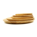 Wooden Plate Wood Serving Tray Food Dish Snacks Platter Kitchenware-Wood co O4M9