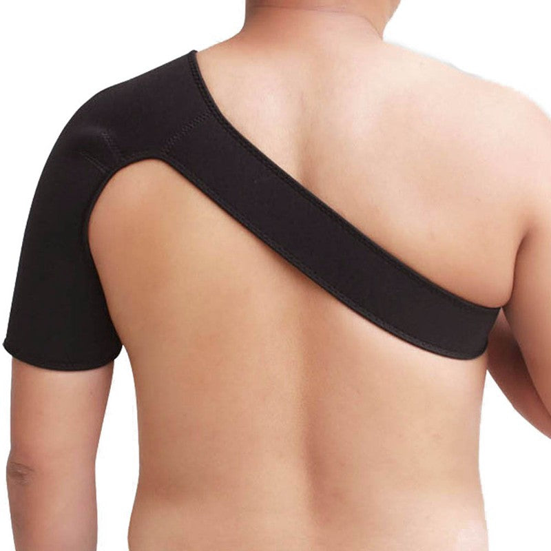 Shoulder Support Brace Back Guard Strap Wrap Belt Band Pads Single Shoulder O3S7