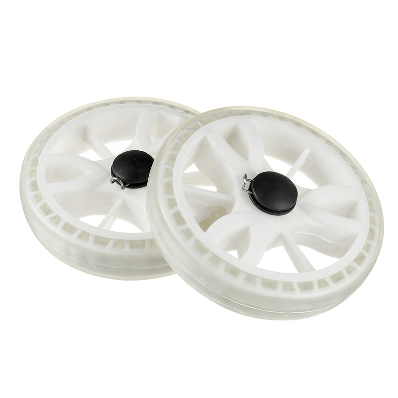2Pcs Small Shopping Cart Replacement Wheels for Grocery Shopping Trolley Cart