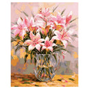 Frameless Lily Picture On Wall Oil Painting Flowers Home Decor Drawing Hand Q2H7