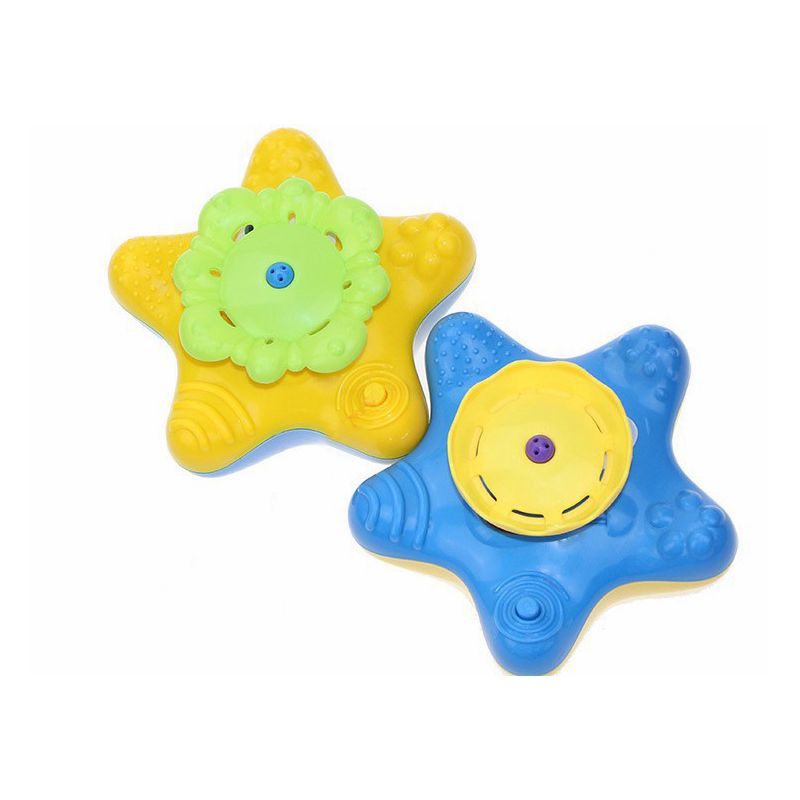 Kids Baby Electronic Starfish Shape Rotating Floating Water Bath Toys P3I1