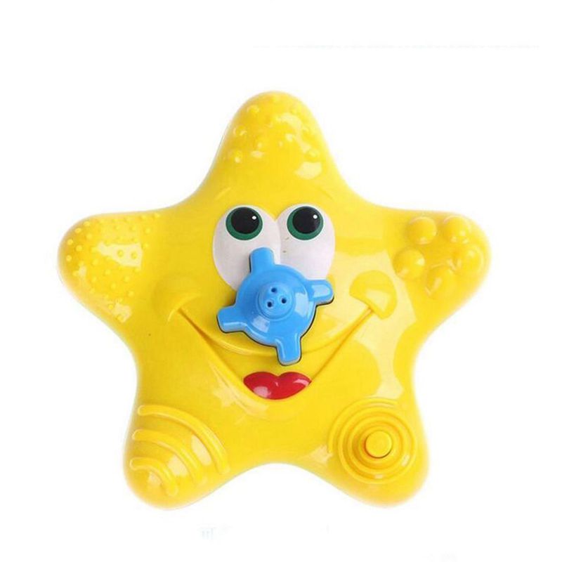 Kids Baby Electronic Starfish Shape Rotating Floating Water Bath Toys P3I1