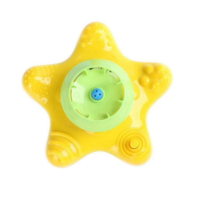 Kids Baby Electronic Starfish Shape Rotating Floating Water Bath Toys P3I1