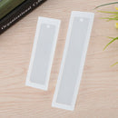 2 Pcs/Set Rectangle Silicone Bookmark Mold, DIY Bookmark Mould Making Epoxy