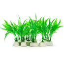 10 Pack Artificial Aquarium Plants, 10cm Height Fish Tank Decorations Home DC4V3