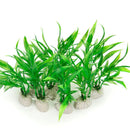 10 Pack Artificial Aquarium Plants, 10cm Height Fish Tank Decorations Home DC4V3