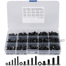 460Pcs M3 M4 M5 Alloy Steel Countersunk Flat Head Hex Socket Cap Screws Nut