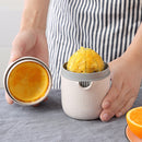 Manual Fruit Juicer Wheat Straw Material Orange Juice Cup Squeezer Lemon Juicer