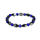 Fashion Natural Stone Magnetite Black Gallstone Beaded Bracelet Health Bang S1K1