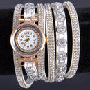 Duoya Brand Women Bracelet Luxury Wrist Watch For Women Watch Crystal Round C6U8