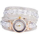 Duoya Brand Women Bracelet Luxury Wrist Watch For Women Watch Crystal Round C6U8