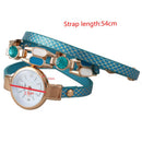 Duoya Brand Women Quartz Wristwatch Fashion Ladies Dress Leather Band Women F3T8