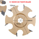 75/85/90/100mm Wood Carving Cutter Disc Blade Teeth Power for 16mm Angle Grinder Milling Tool