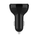 Quelima C02 Black Car Charger Digital Display QC3.0 Fast Charge Type-c
