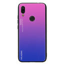 Bakeey Gradient Color Tempered Glass + Soft TPU Back Cover Protective Case for Xiaomi Redmi 7 / Redmi Y3