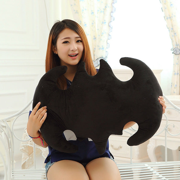 Cool And Creative Bat Shape Throw Pillow Sofa Bed Car Office Plush Cushion Home Decor