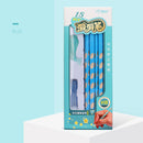 Hole pen student creative sketch hb pencil child writing correction pen triangle 2b pencil