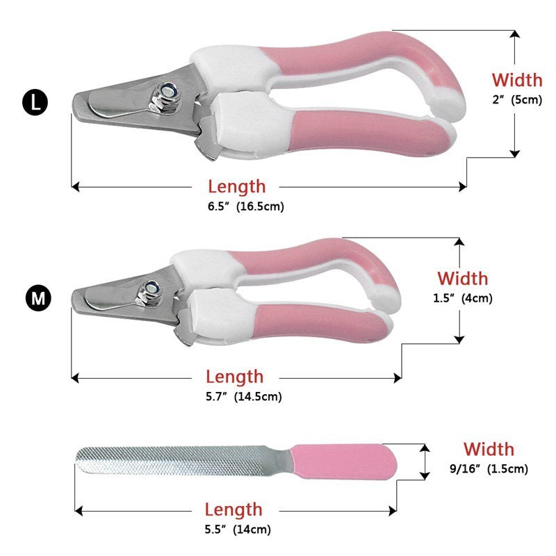 Pet Safety Claw Nail Scissors Cutter Dogs & Cats Nail Clippers and Trimmer  N2C8