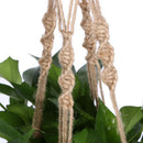 Handmade Macrame Plant Hanger Flower Pot Holder Pot Lifting 4 Leg String Ro U1D5