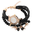 Duoya New Brand Fashion Women Dress Watch Ladies Bracelet Watch Multilayer  L2M8