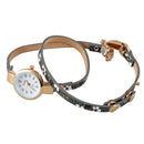 Duoya Top Luxury Women Brand Thin Leather Dial Bracelet Watches Women Quart U7V4