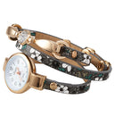 Duoya Top Luxury Women Brand Thin Leather Dial Bracelet Watches Women Quart U7V4