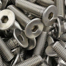 DIN7991 M3x35mm 316 Stainless Steel Flat Head Hex Socket Cap Screw Bolt 20p O4L2