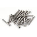 M3x30mm 316 Stainless Steel Countersunk Phillips Machine Screws Bolts 30 Pc S6K2