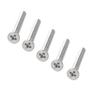 M3x30mm 316 Stainless Steel Countersunk Phillips Machine Screws Bolts 30 Pc S6K2