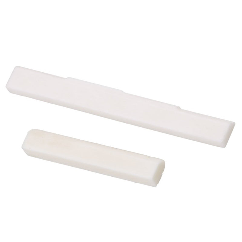 1 Set of Acoustic Ukulele Nut and Saddle Set Bone X5R3