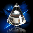 40mm Clear Crystal Glass Hanging Drop Prisms Part Pendant Decor E6C7