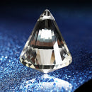 40mm Clear Crystal Glass Hanging Drop Prisms Part Pendant Decor E6C7