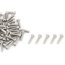 M2 x 8mm 304 Stainless Steel Phillips Pan Head Screws Bolt 60pcs H4D8