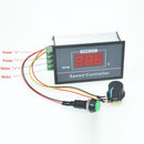 0-100 digital display stepless speed regulation 6V-60V PWM DC motor speed c M9J8