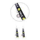 Chic Personalized Smile Letters Smile Face Velvet Stud Earrings Fashion Gir G5Q1