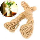 2pcs 10M Long Jute Twine Natural Hemp Bound String Rope Thick DIY Home Deco K4O4