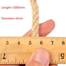 2pcs 10M Long Jute Twine Natural Hemp Bound String Rope Thick DIY Home Deco K4O4