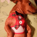 Dog Vest Pet Dog Harness Leash Set for Small Medium Dogs Bow Tie Formal Dre M9H6