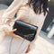 Women New Fashion Summer Marble Pattern Glossy Leather Chic Chain Bag Shoul E3D3
