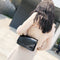Women New Fashion Summer Marble Pattern Glossy Leather Chic Chain Bag Shoul E3D3