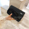 Women New Fashion Summer Marble Pattern Glossy Leather Chic Chain Bag Shoul E3D3