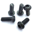 M4 x 8mm Alloy Steel Hex Bolt Socket Head Cap Screws Black 100 Pcs F2T6