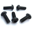 M4 x 8mm Alloy Steel Hex Bolt Socket Head Cap Screws Black 100 Pcs L9F5