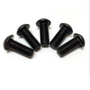 M4 x 8mm Alloy Steel Hex Bolt Socket Head Cap Screws Black 100 Pcs L9F5