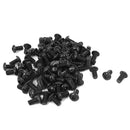 M4 x 8mm Alloy Steel Hex Bolt Socket Head Cap Screws Black 100 Pcs F2T6