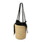 Bucket Cylindrical Straw Bags Bow Wheat-straw Woven Women Crossbody Bags Sh Z7L5