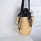 Bucket Cylindrical Straw Bags Bow Wheat-straw Woven Women Crossbody Bags Sh Z7L5