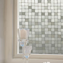 40cmX200cm Modern Flower Pattern Glass Stickers Bathroom Balcony Sliding Door Frosted Glass 3D Stick