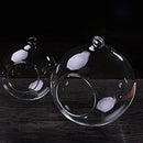Hanging Glass Flower Vase Bottle Hydroponic Terrarium Container Decor - 8cm K6A8